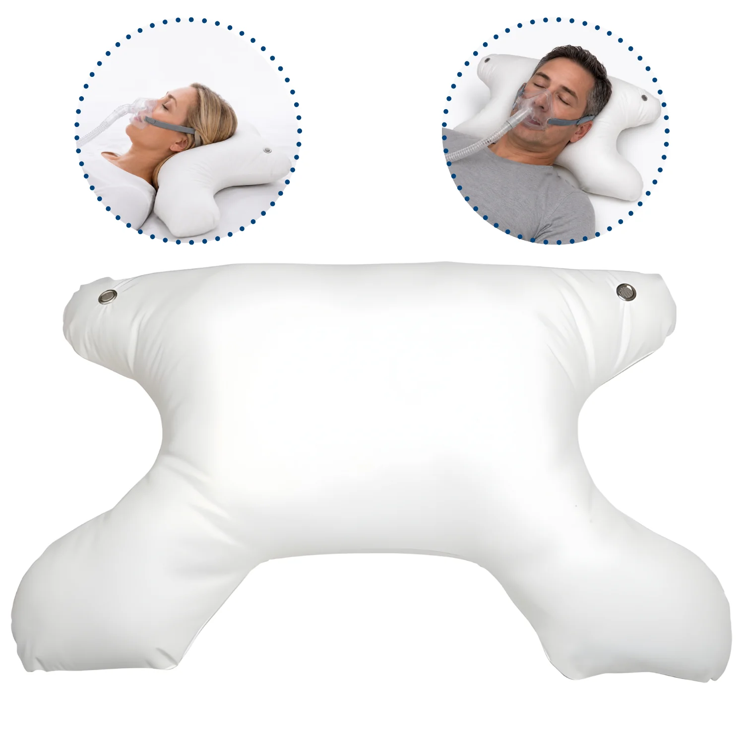 Almohada CPAP Ortopédica para Máscara Respiratoria