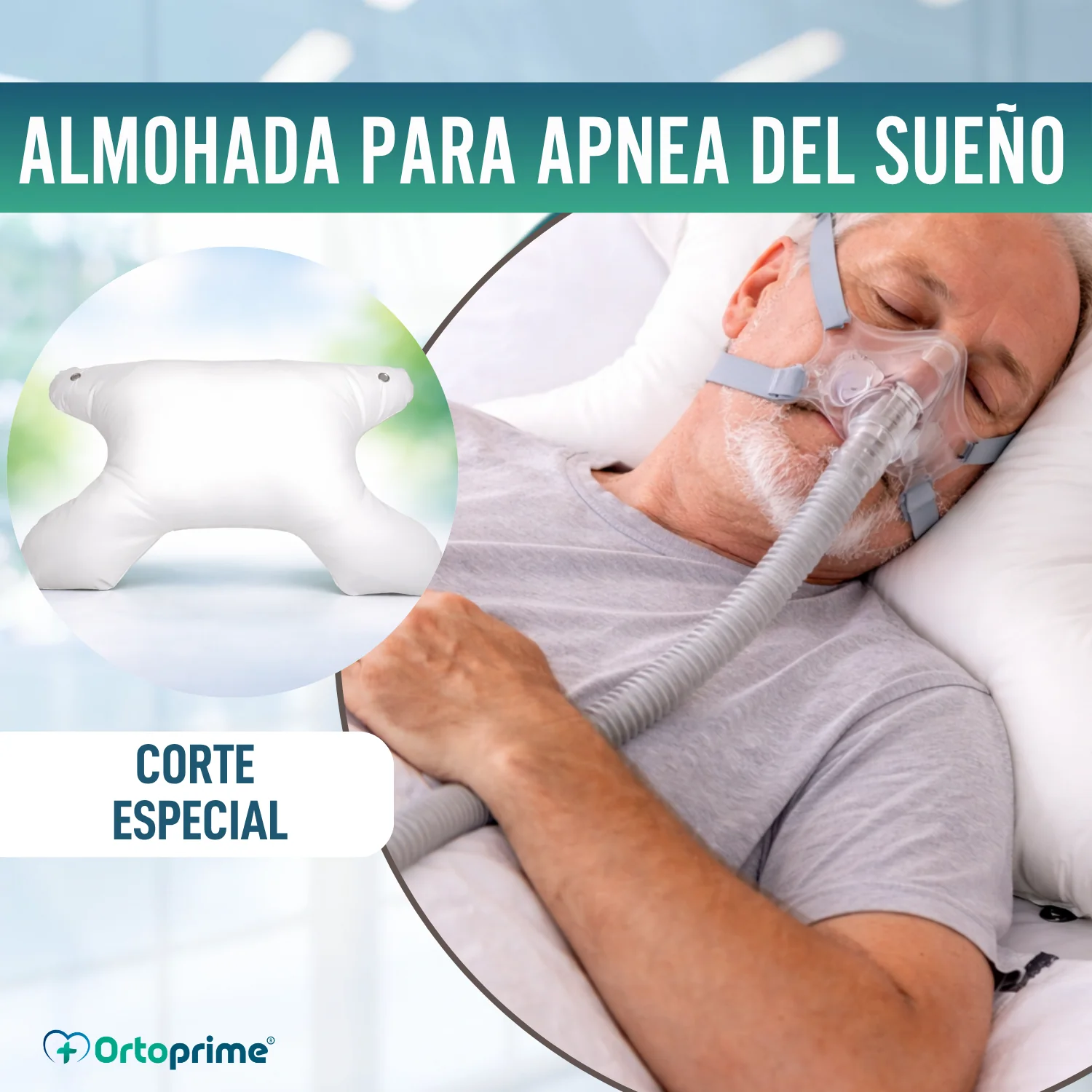 Almohada CPAP Ortopédica para Máscara Respiratoria - Image 5