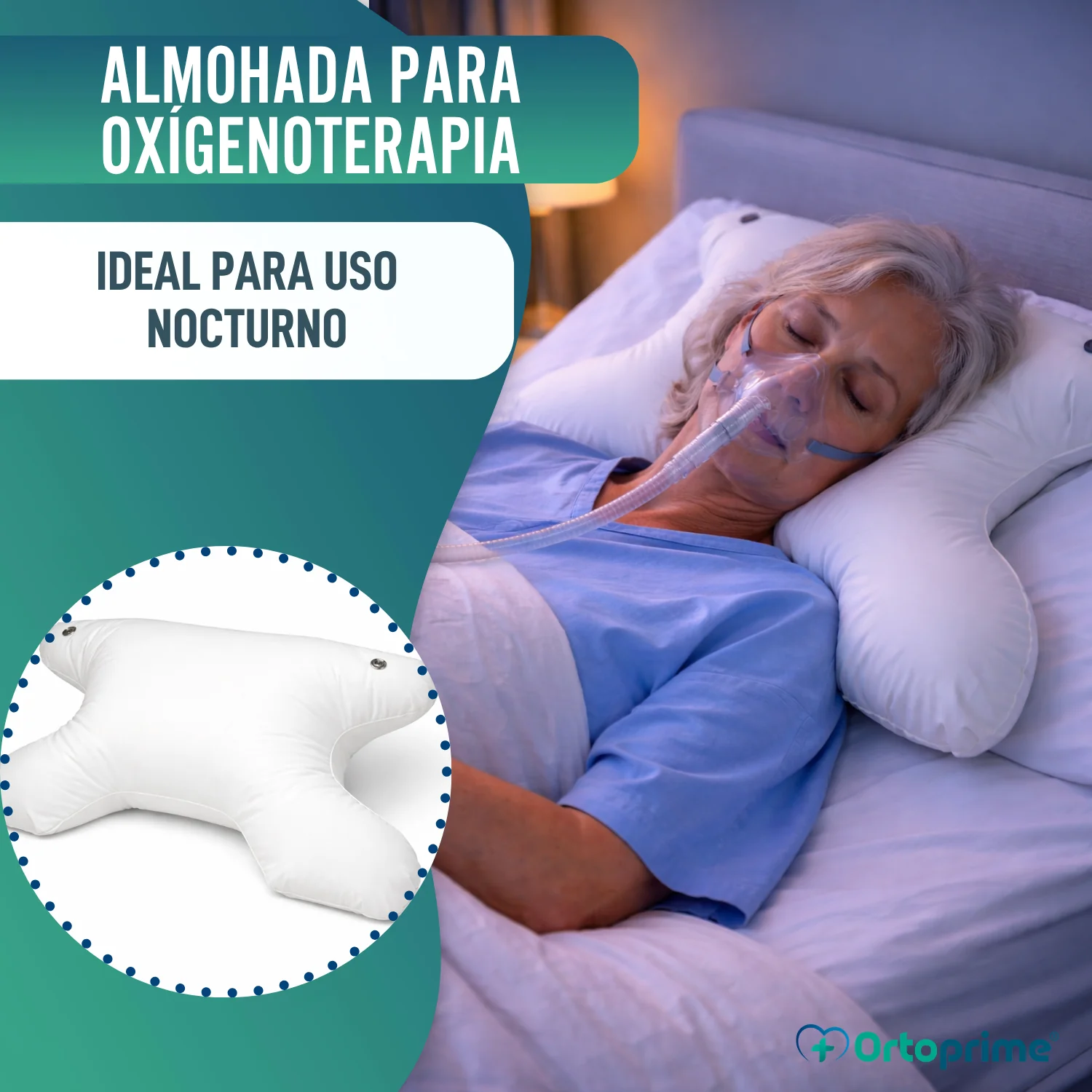 Almohada CPAP Ortopédica para Máscara Respiratoria - Image 7
