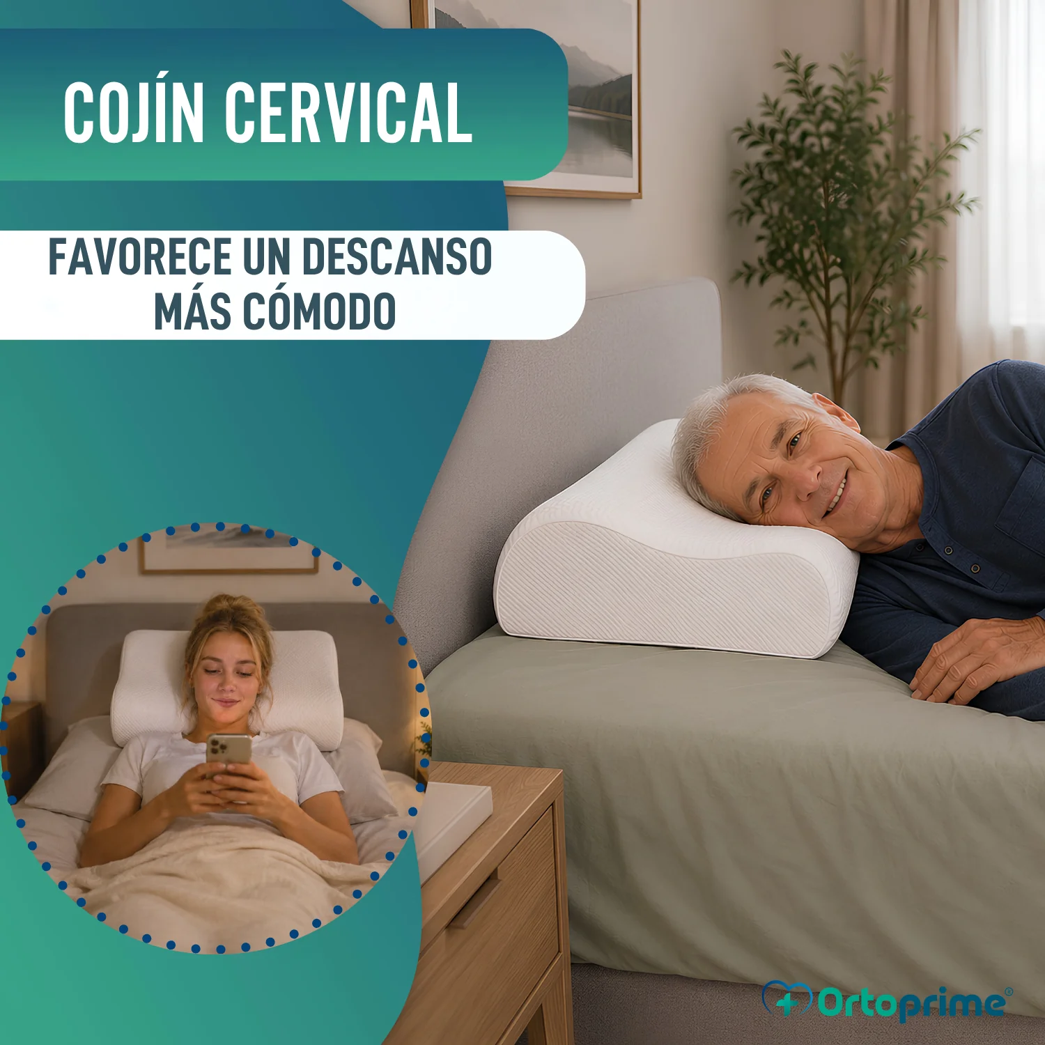 Almohada Viscoelástica Cervical | Apoyo Efectivo - Image 6