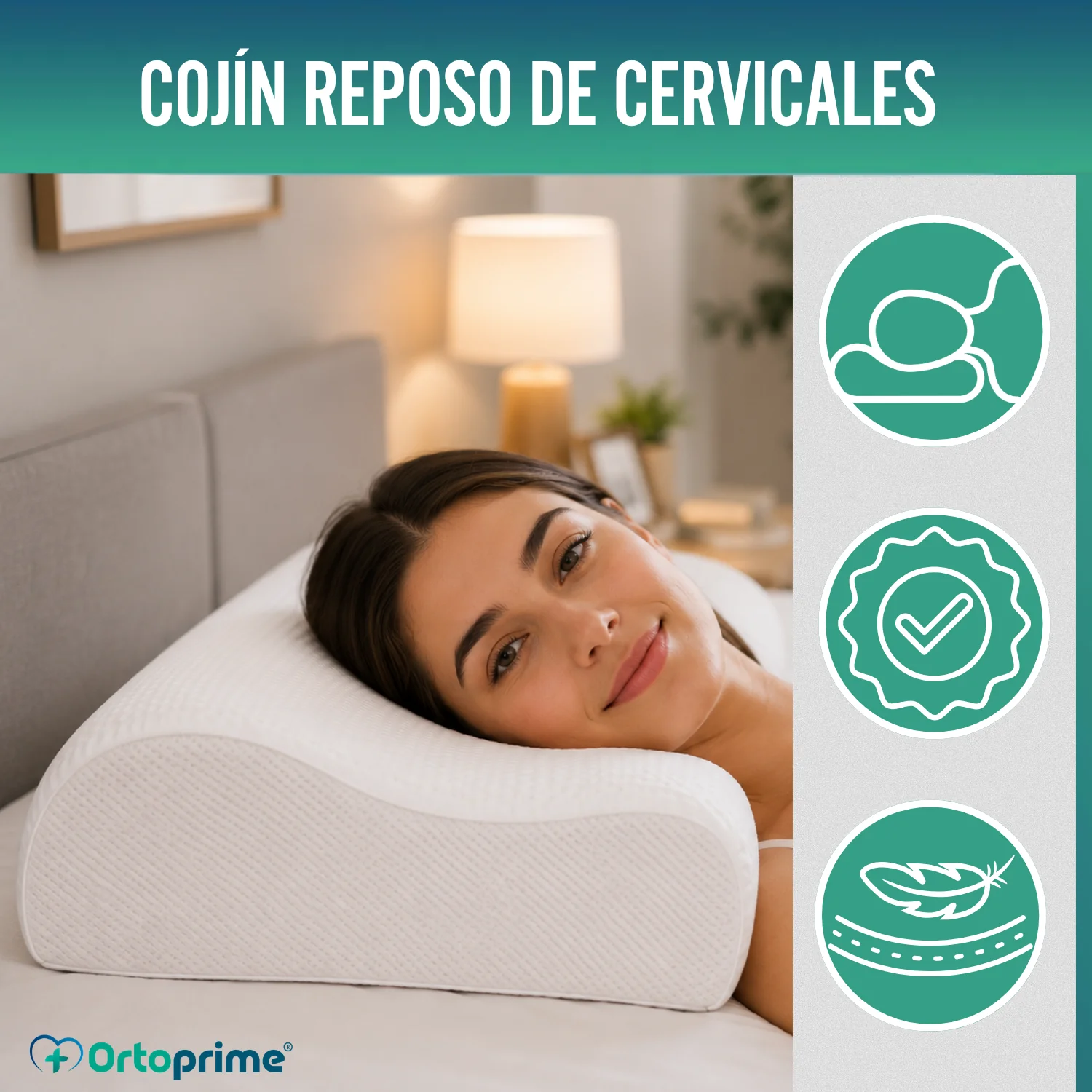 Almohada Viscoelástica Cervical | Apoyo Efectivo - Image 7