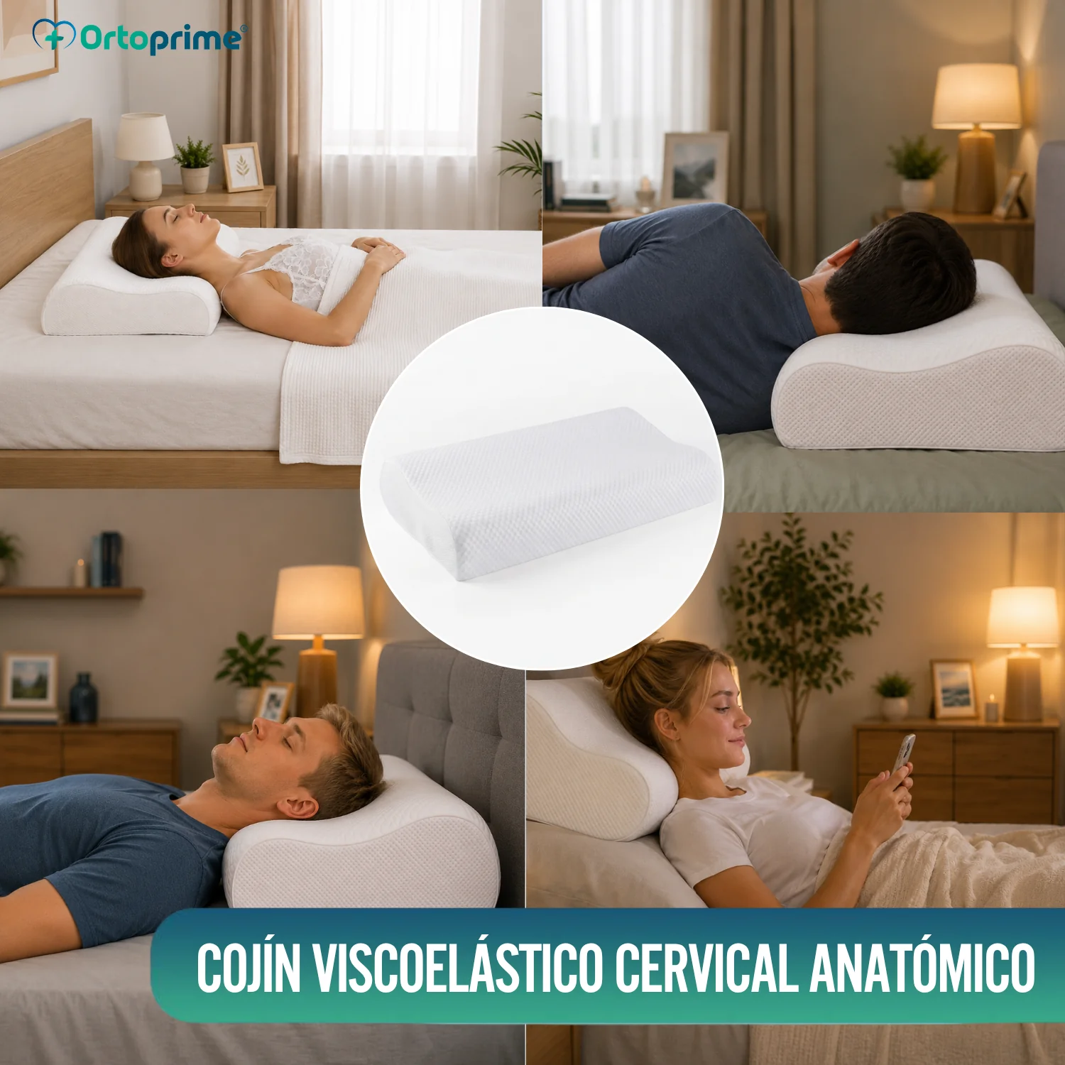 Almohada Viscoelástica Cervical | Apoyo Efectivo - Image 8