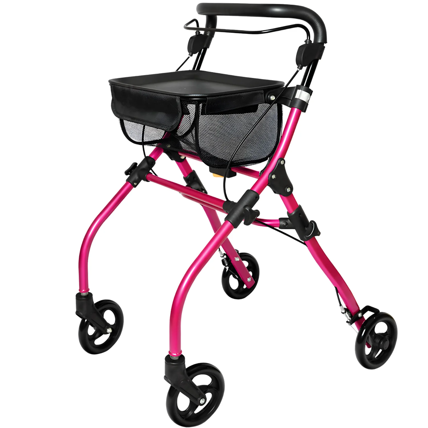 Andador Rollator Plegable de Interior con Bandeja Portaobjetos - Image 9