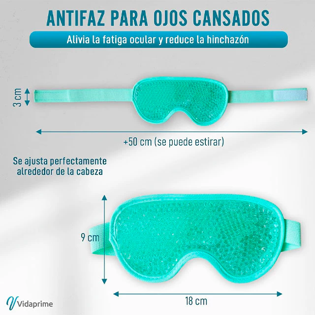 Antifaz de Gel Frío y Calor con Cinta Ajustable para los Ojos - Image 4