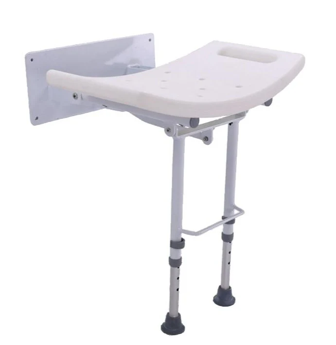 Asiento de Ducha Abatible con Patas Pared