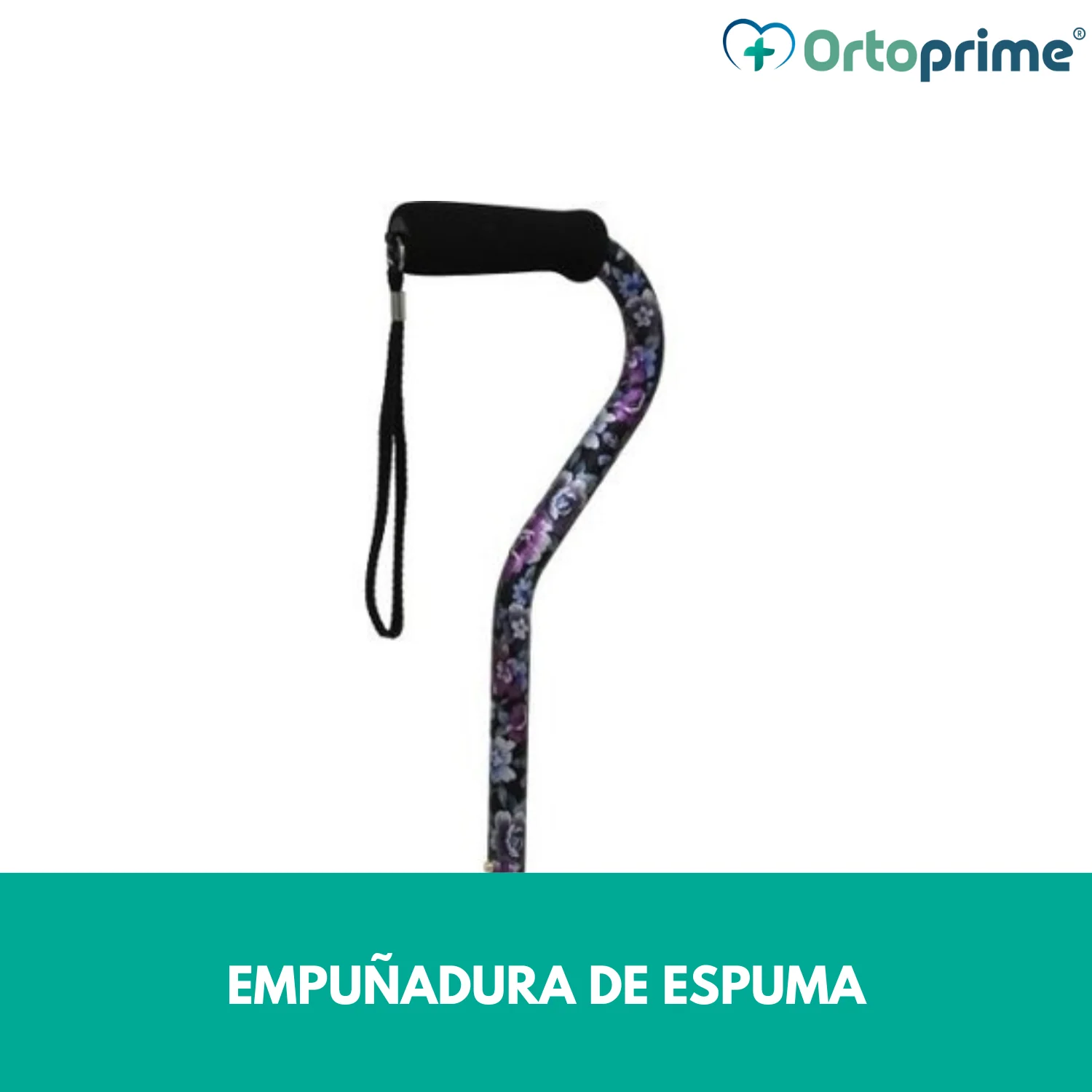 Bastón Cuadrípode Estampado | Mayor Soporte - Image 3