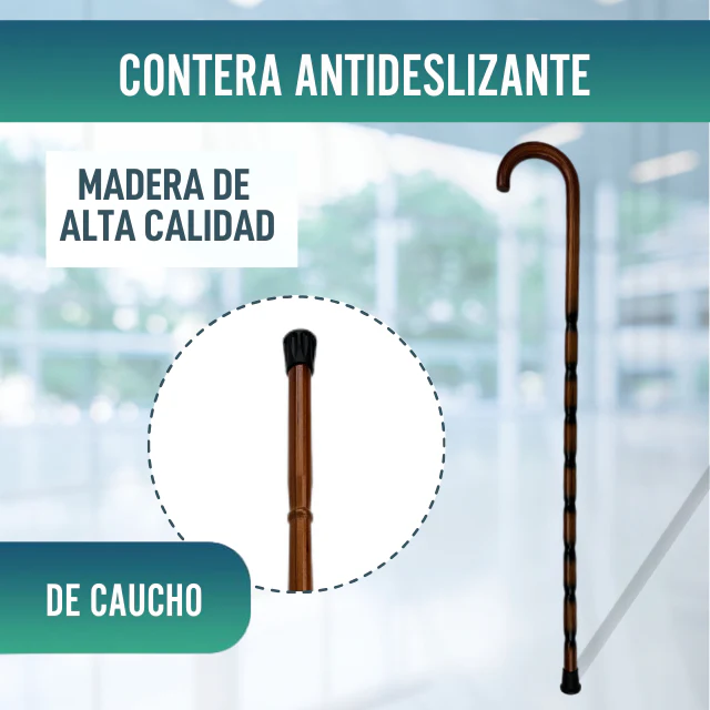 Bastones Adultos Ortopédicos con Mangos Curvos | 2 Diseños - Image 5
