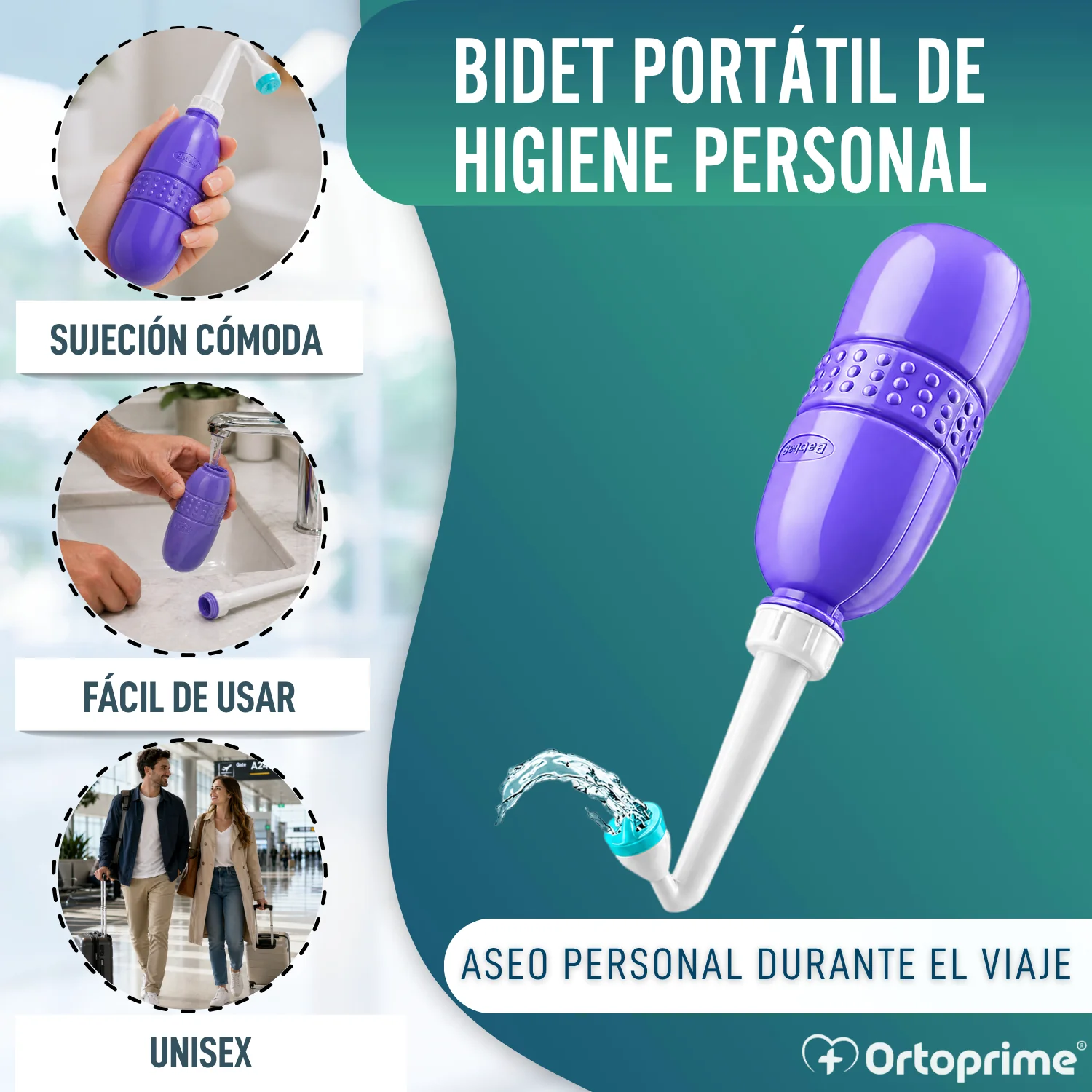 Bidet Portátil de Higiene Íntima para Viaje Unisex | 400 ml - Image 3