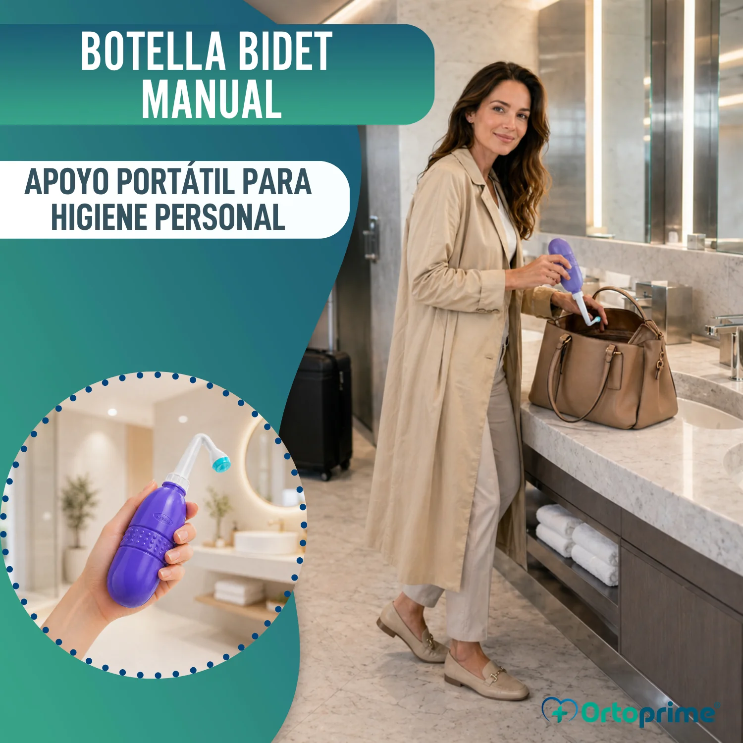 Bidet Portátil de Higiene Íntima para Viaje Unisex | 400 ml - Image 7