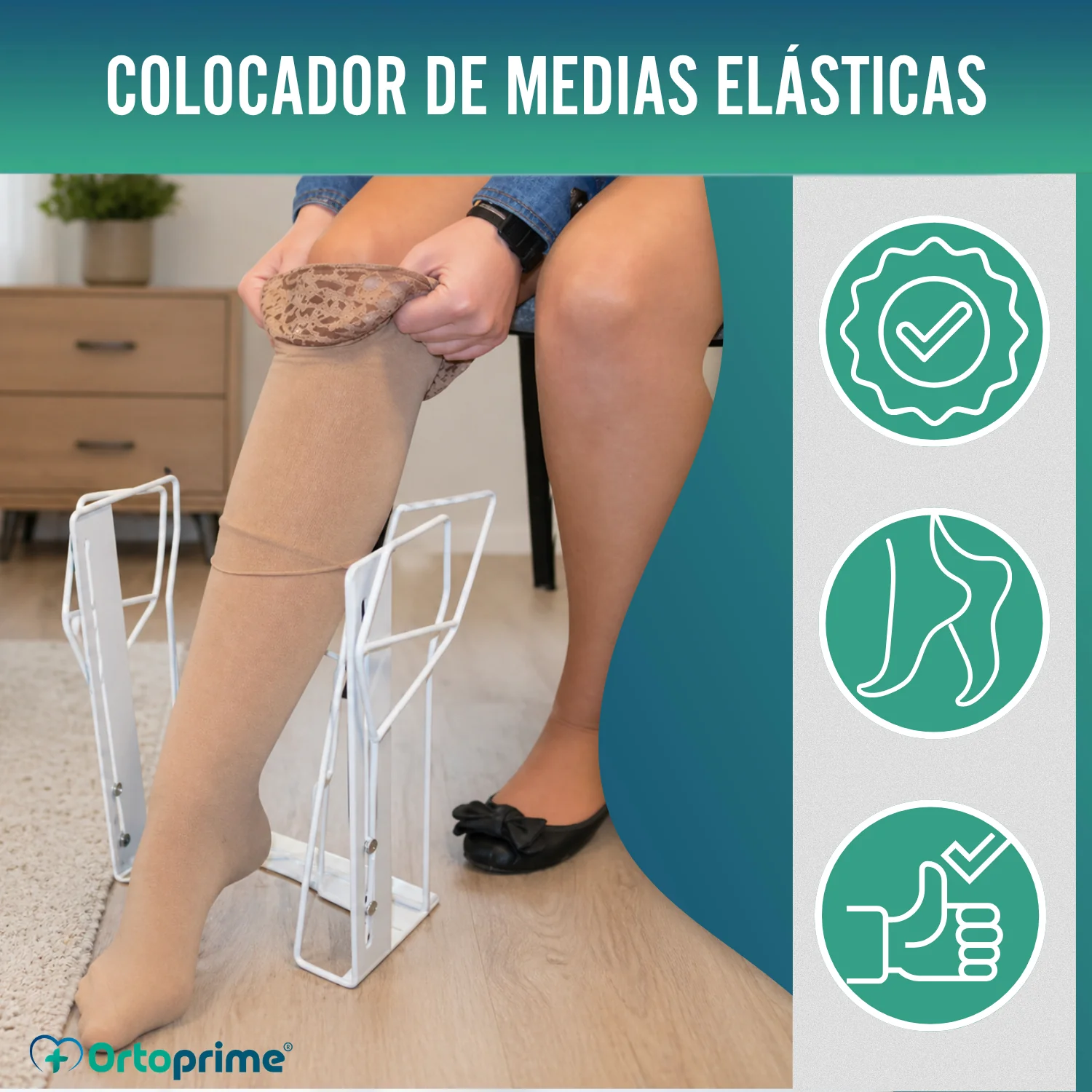 Calzador Medias de Compresión y Calcetines | Ayuda Plegable - Image 7