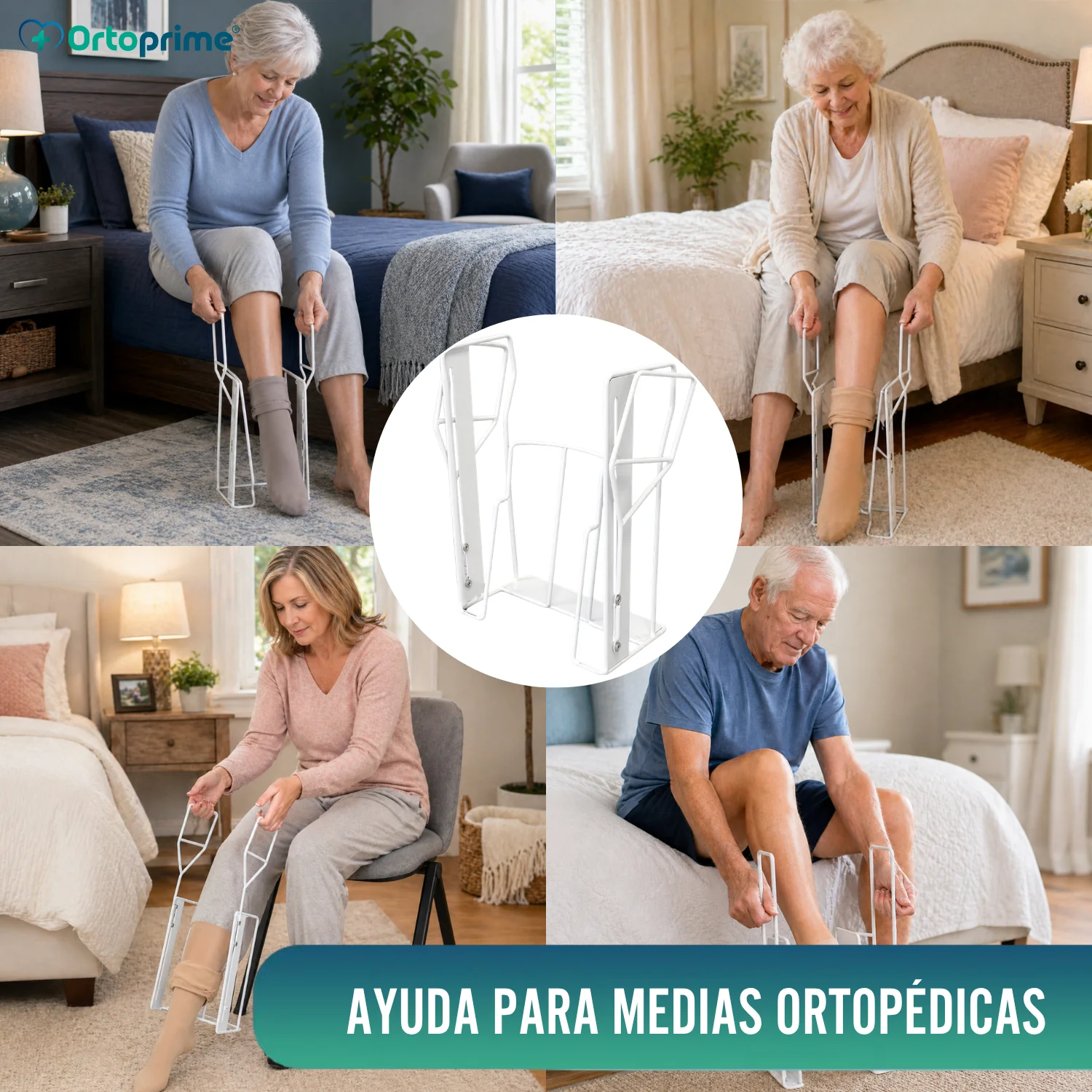 Calzador Medias de Compresión y Calcetines | Ayuda Plegable - Image 8