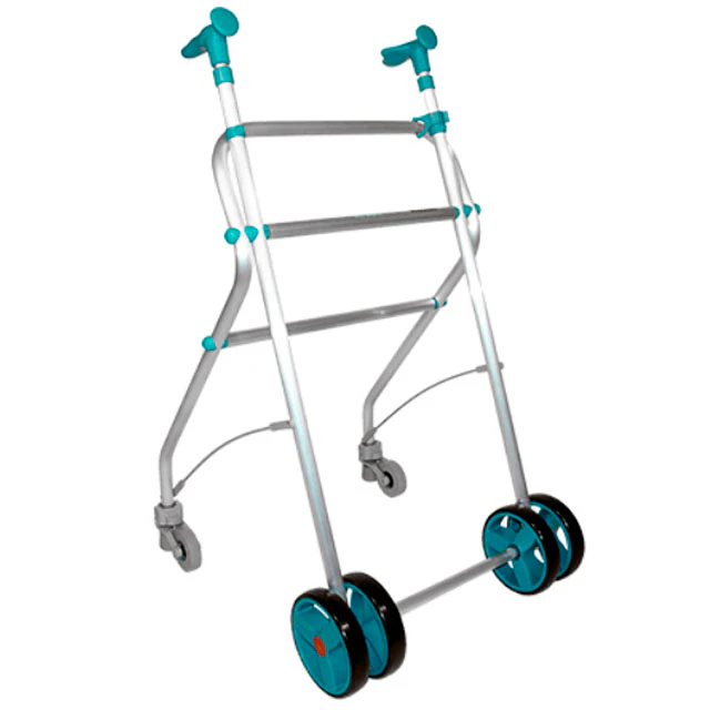 Caminador para Adulto Plegable Regulable y Frenos a Presión - Image 3