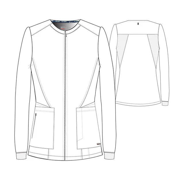 Chaqueta Enfermera con Cremallera y 5 Bolsillos | Por Tallas - Image 6