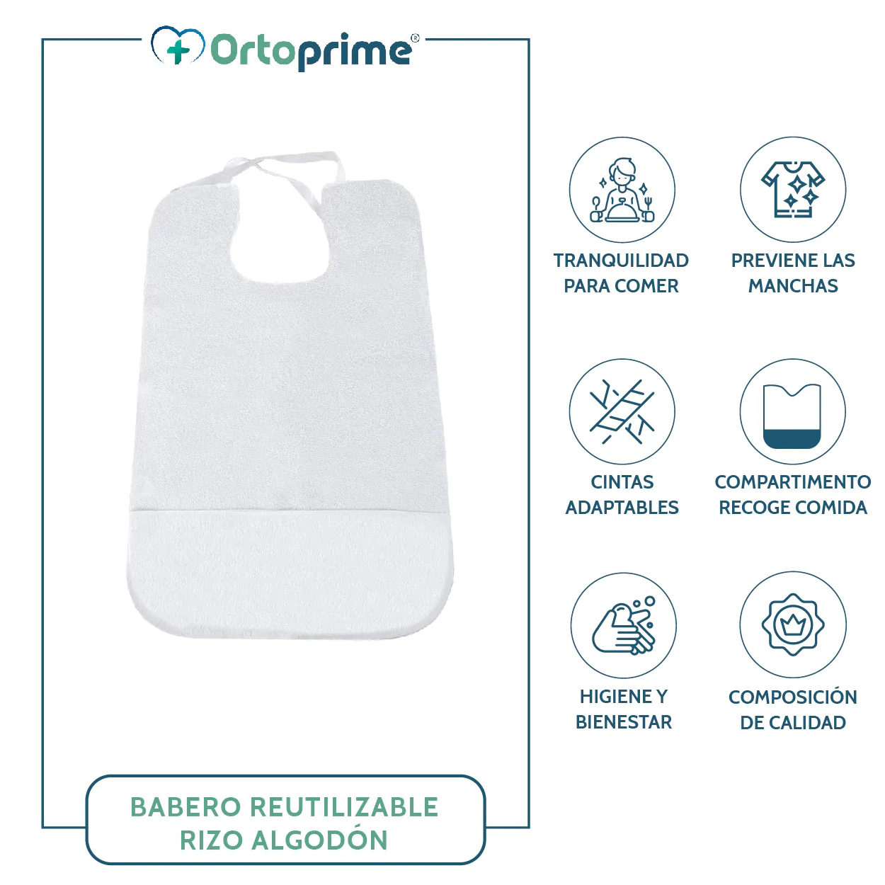 Babero Adulto Impermeable Rizo - Image 12