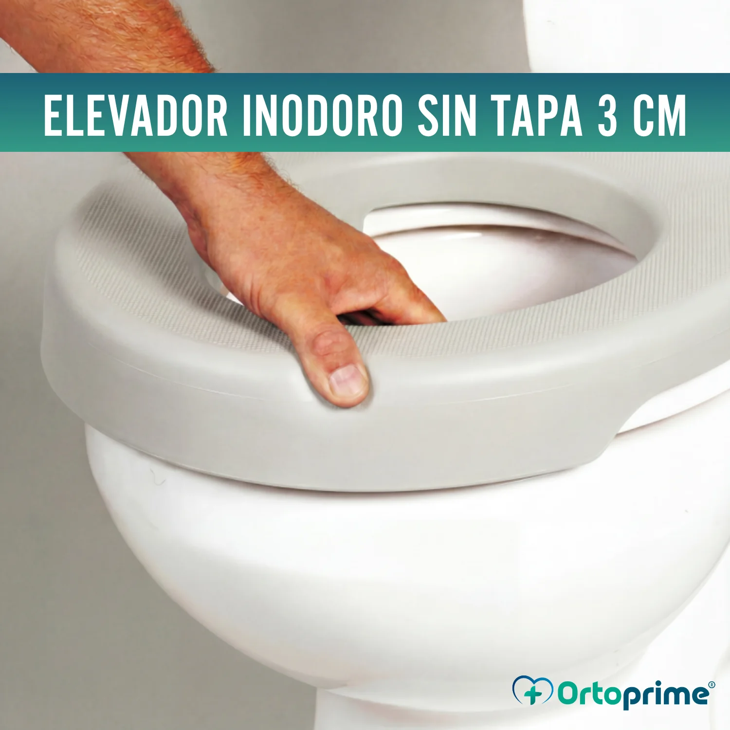 Elevador WC Blando 3 cm Gris - Image 4