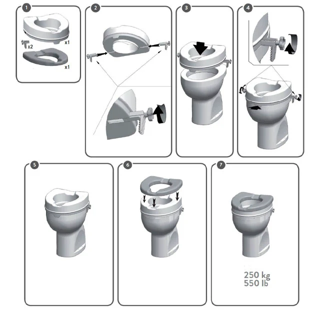 Elevador WC Blando de 10 cm con Tapa para Adultos - Image 3