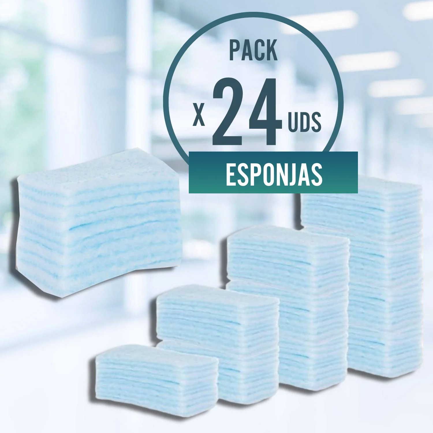Esponjas Jabonosas Desechables 24 Unidades - Image 8