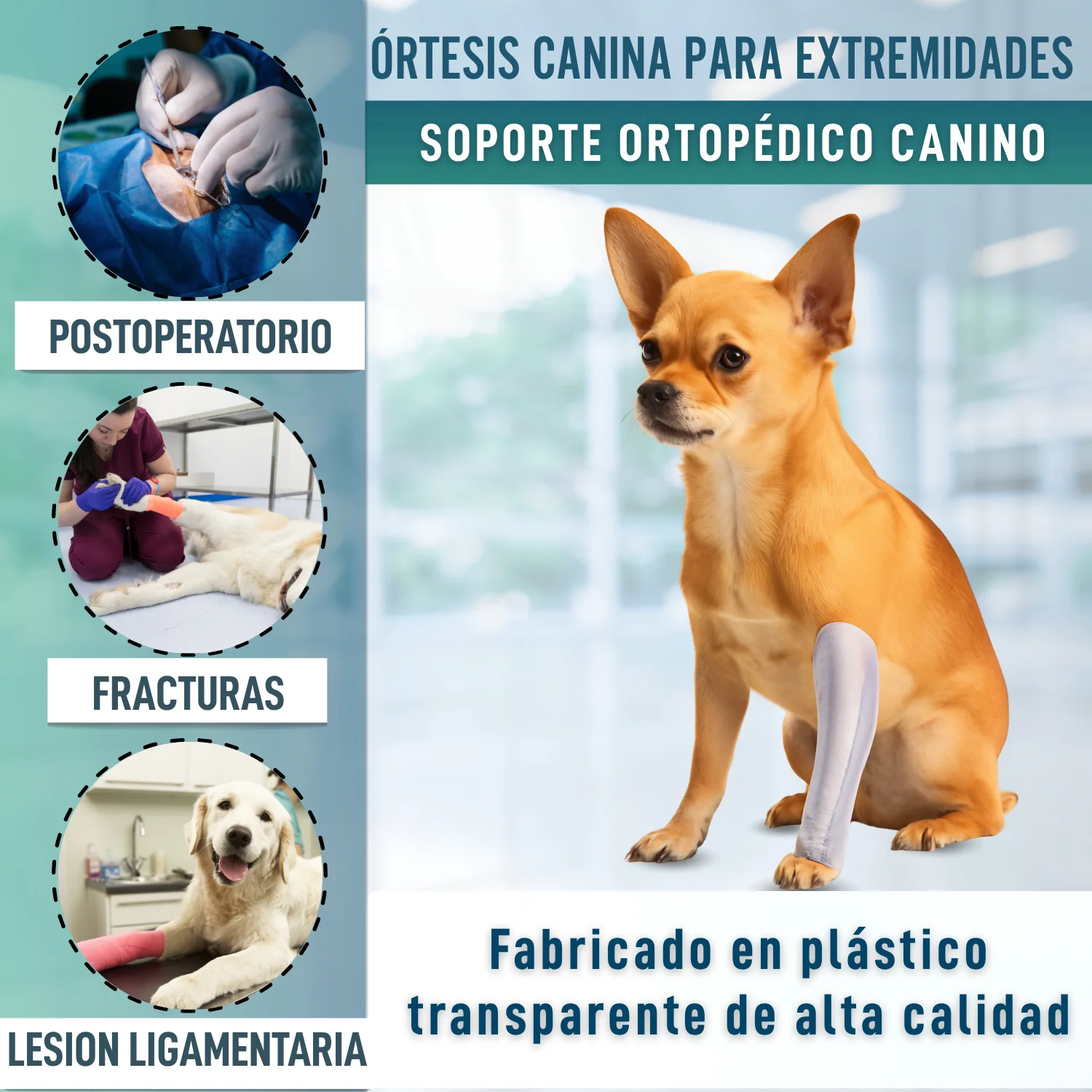 Férula Rápida para Extremidades de Perros y Gatos | 3 Tallas - Image 3