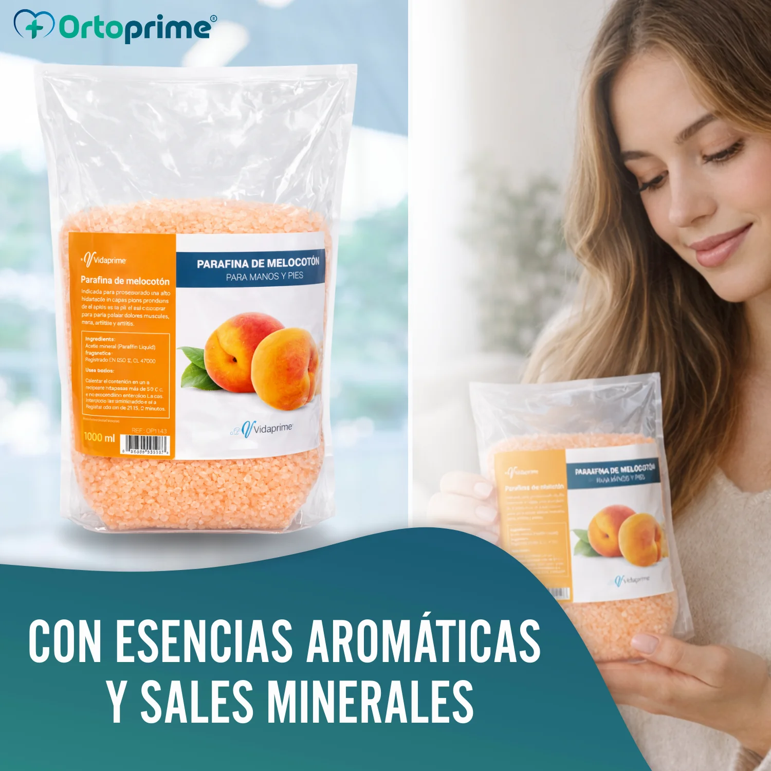 Pack Parafina de Rehabilitación Manos y Pies 3000ml | Melocotón - Image 5
