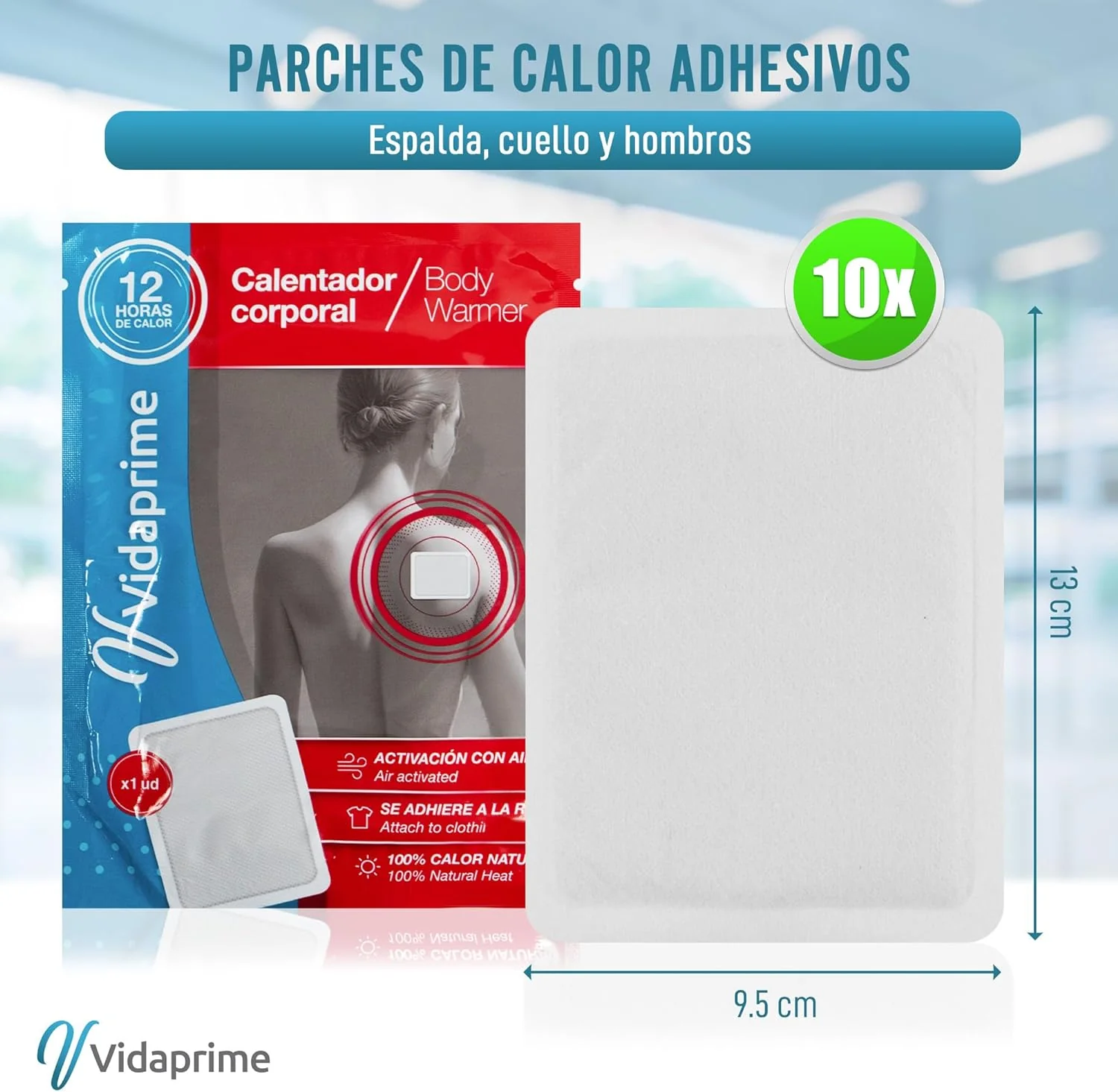 Parches de Calor Espalda Cuello y Hombros | Pack x10 Uds - Image 8