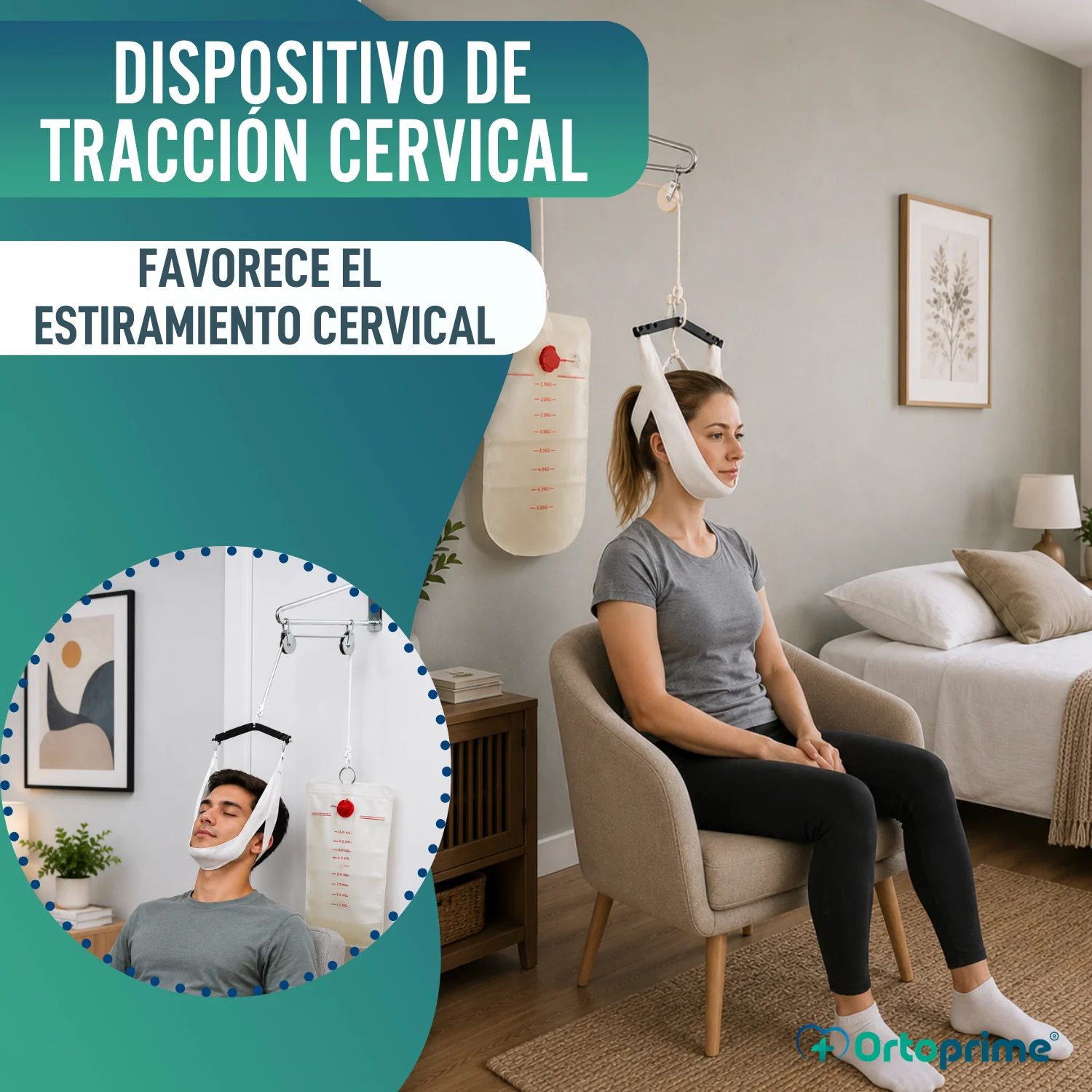 Polea Portátil para Tracción Cervical - Image 4