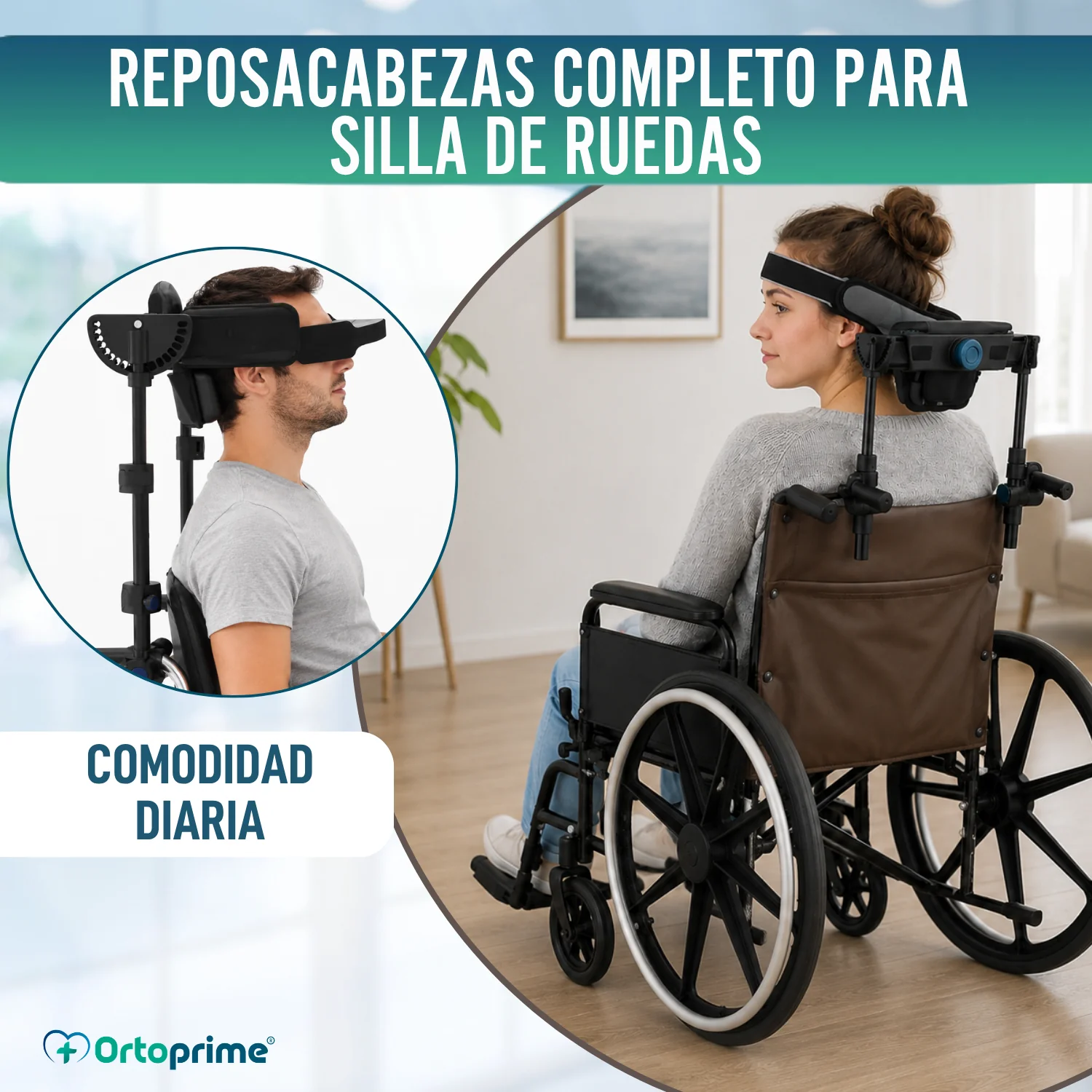 Reposacabezas para Silla de Ruedas Ajustable | Dos Modelos - Image 6