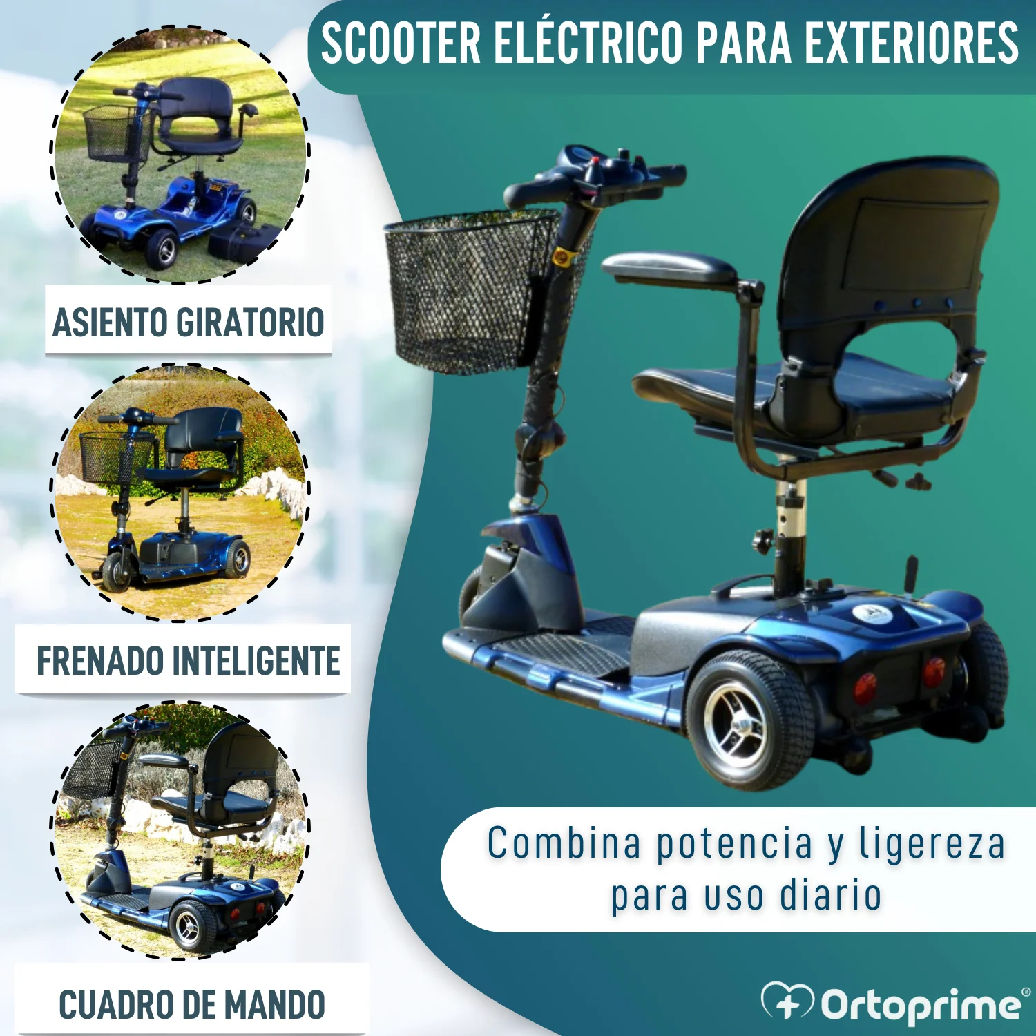 Scooter Eléctrico con Sistema Stand Up | 3 Ruedas - Image 4