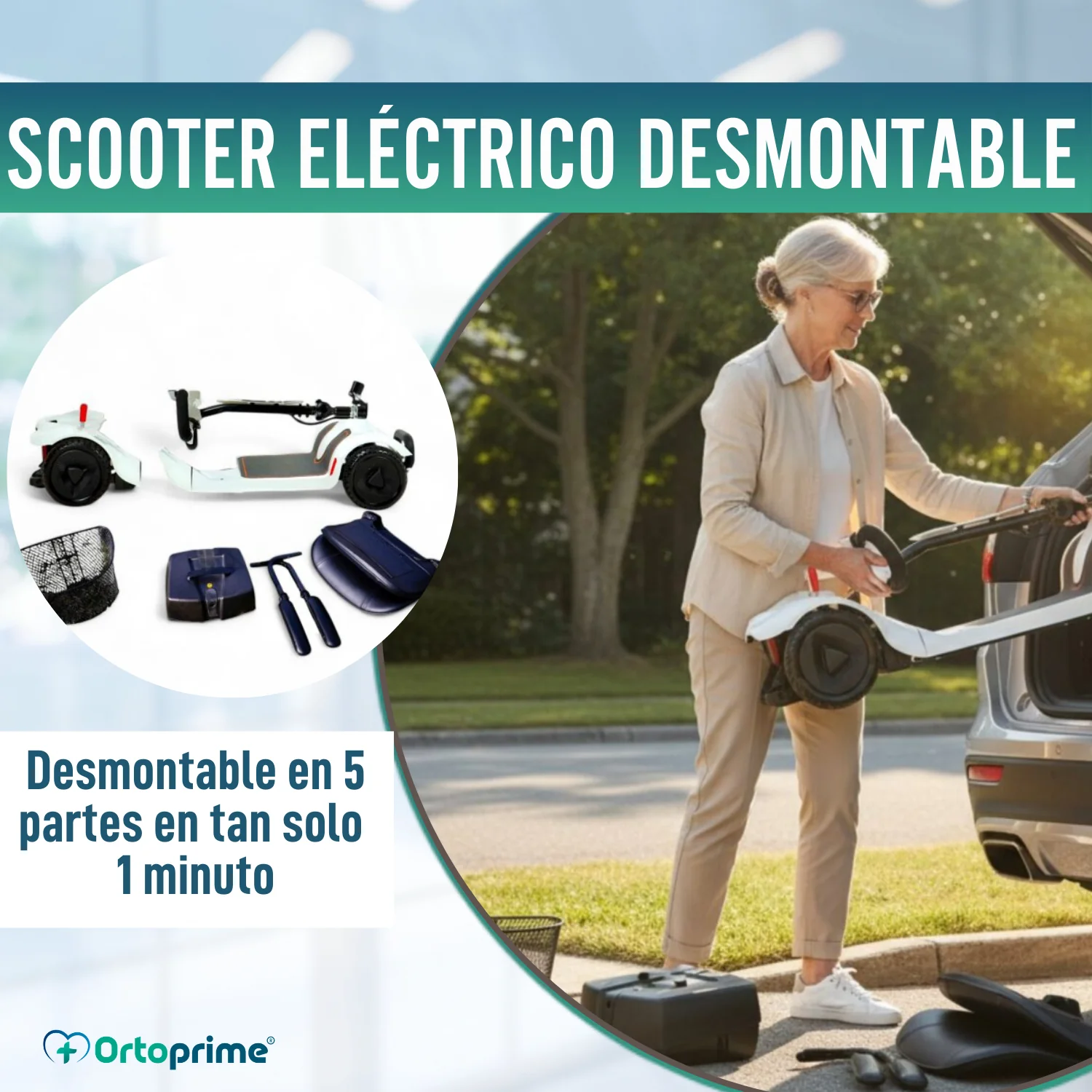 Scooter Eléctrico Inteligente con Tecnología NFC | 4 Ruedas - Image 2