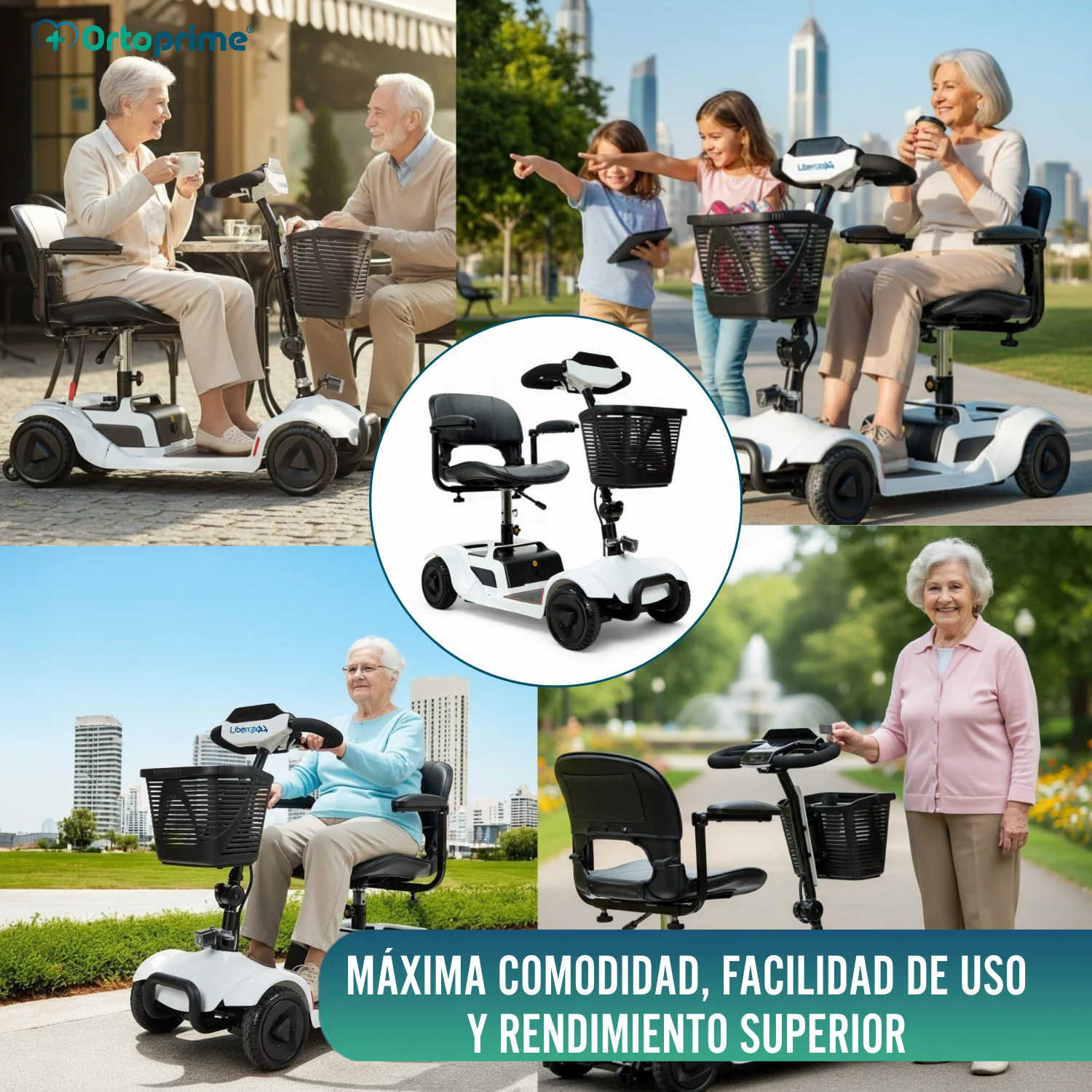 Scooter Eléctrico Inteligente con Tecnología NFC | 4 Ruedas - Image 6