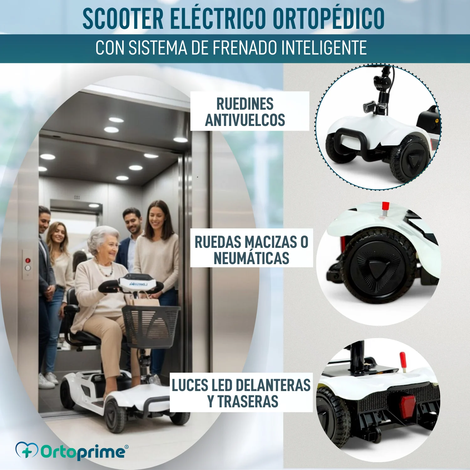 Scooter Eléctrico Inteligente con Tecnología NFC | 4 Ruedas - Image 7