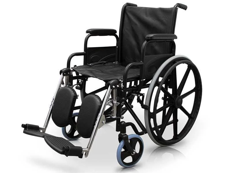 Silla de Ruedas Acero con Reposapies Elevables | Commodity - Image 5