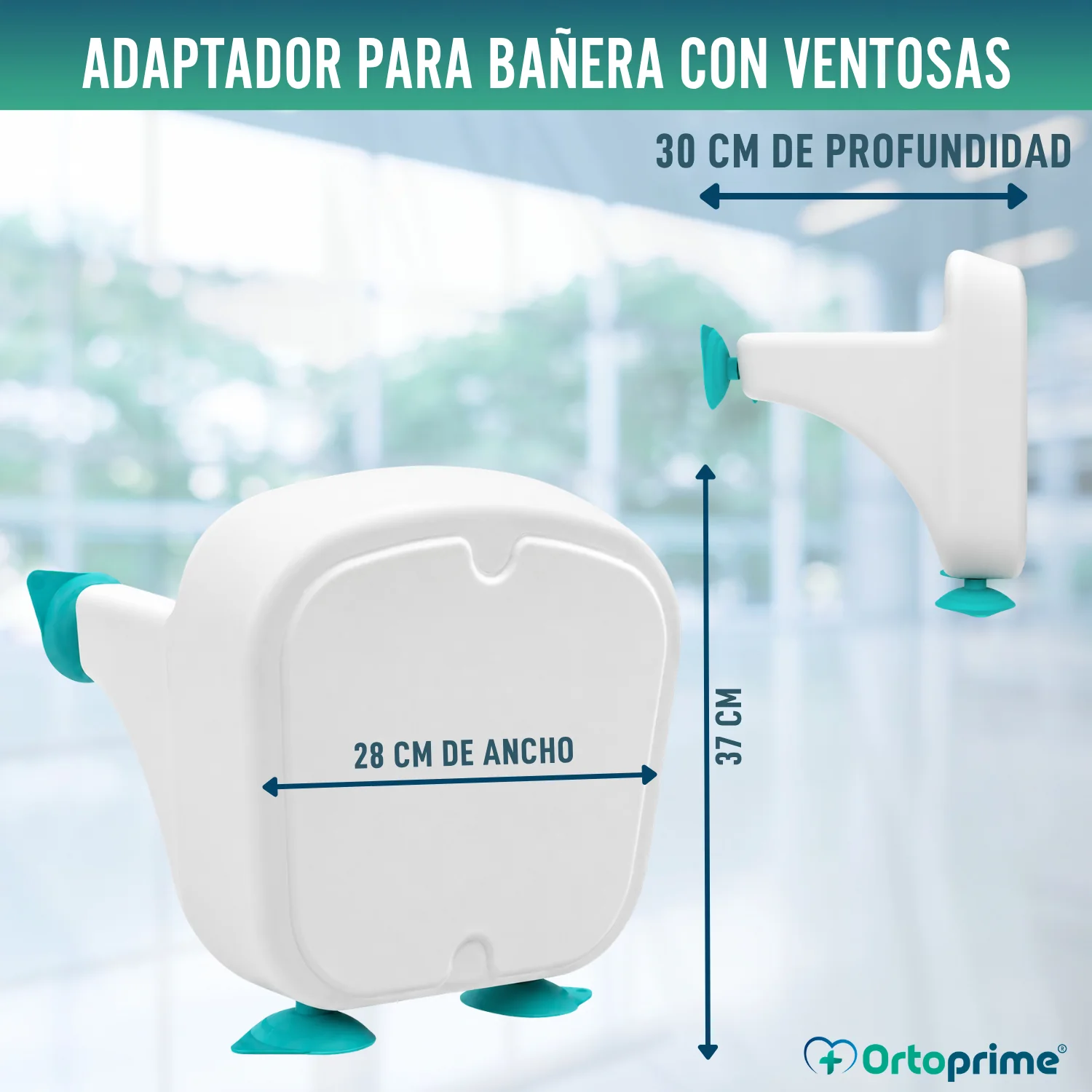 Soporte Reductor para Bañera con Ventosas | Adaptable - Image 2