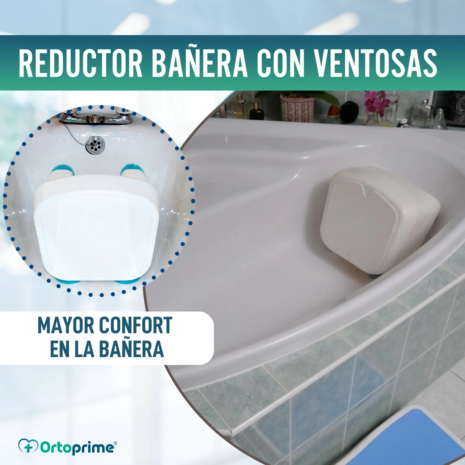 Soporte Reductor para Bañera con Ventosas | Adaptable - Image 5