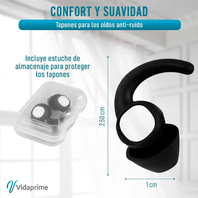 Tapones Oídos Anti Ruido para Dormir | Pack 2 Unidades - Image 5