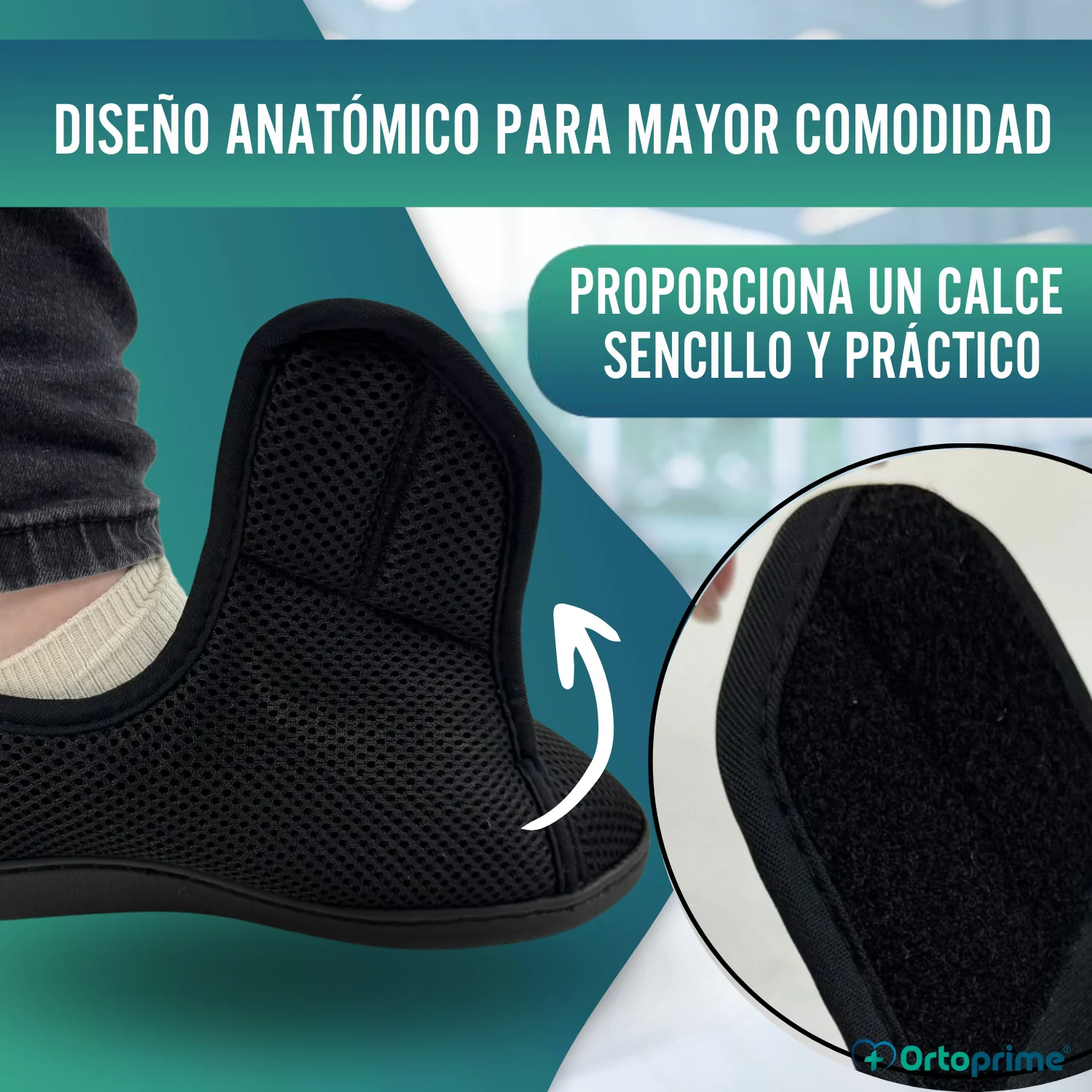 Zapatillas Ortopédicas Mujer y Hombre Pies Hinchados Transpirable - Image 5